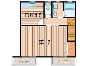 相馬駅 徒歩19分 2階の物件間取画像